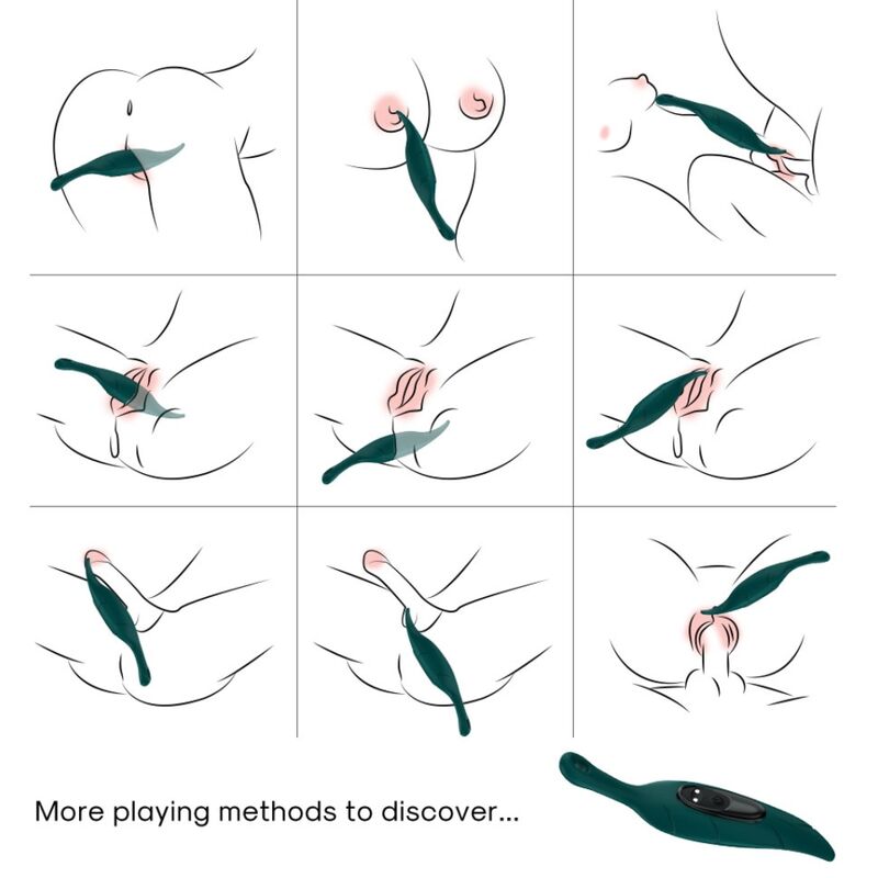 ARMONY - STIMULATOR OG VIBRATOR LEAF GREEN