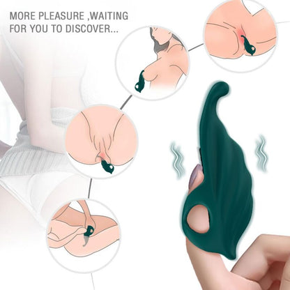 ARMONY - FINGERSTIMULATOR OG VIBRATOR GRØNN