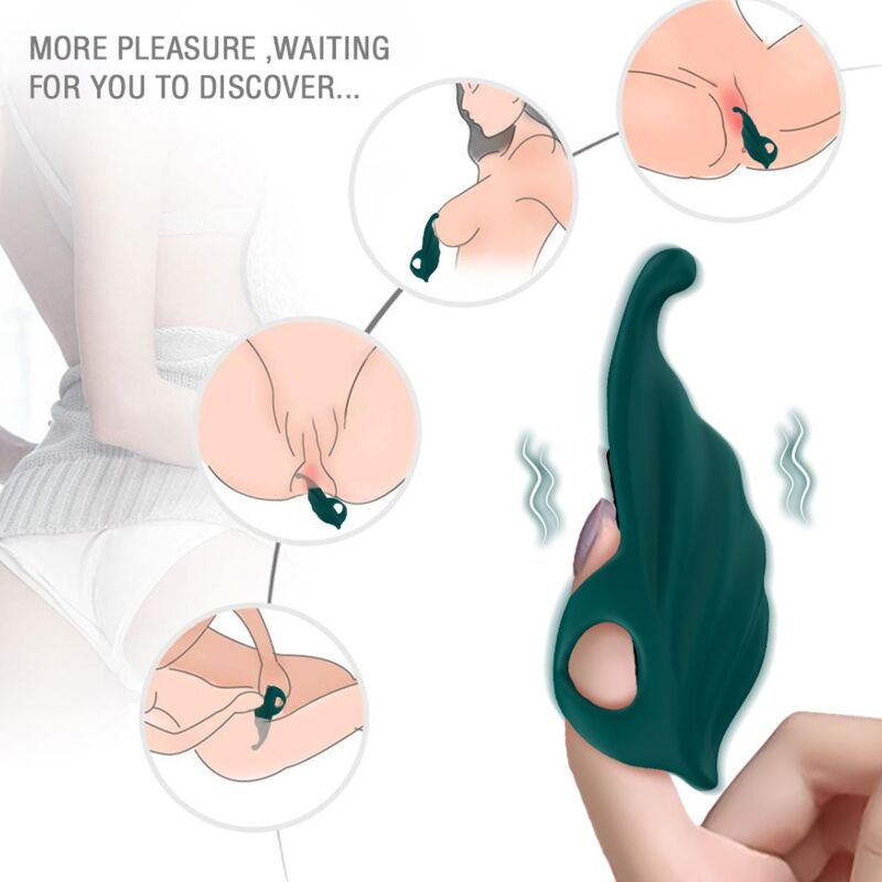 ARMONY - FINGERSTIMULATOR OG VIBRATOR GRØNN