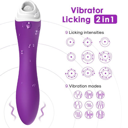 ARMONY - FAIRYLAND SLIKKER VIBRERENDE KLITOR OG VIBRATOR LILLA