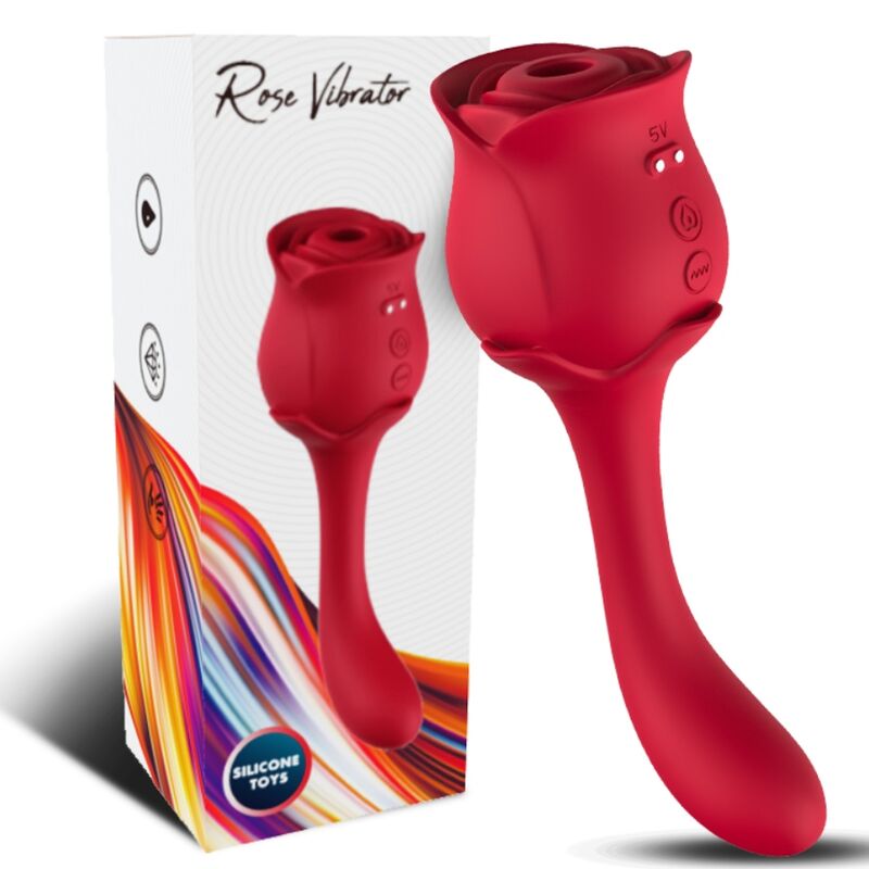 ARMONY - ROSELOVER CLITORIS SUCTION & STIMULATOR RED