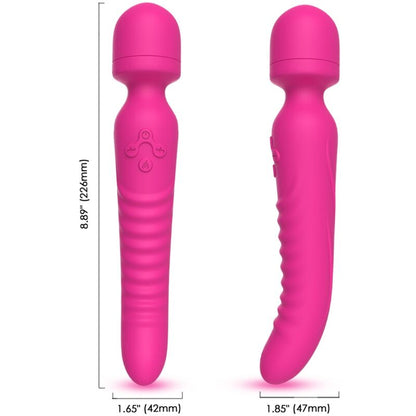 ARMONY - MISSION MASSASJEAPPARAT OG VIBRATOR VARMEFFEKT FUCHSIA