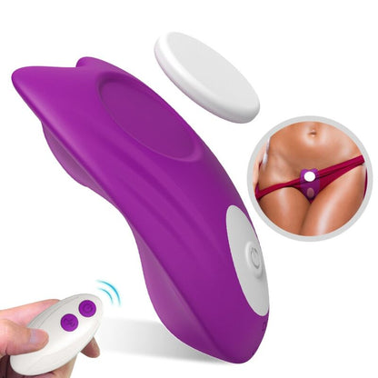ARMONY - BUTTERFLY-BRUTBAR TRUSE VIBRATOR FJERNKONTROLL LILLA