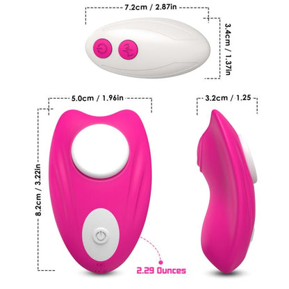 ARMONY - BUTTERFLY-BRUTBAR TRUSE VIBRATOR FJERNKONTROLL ROSA