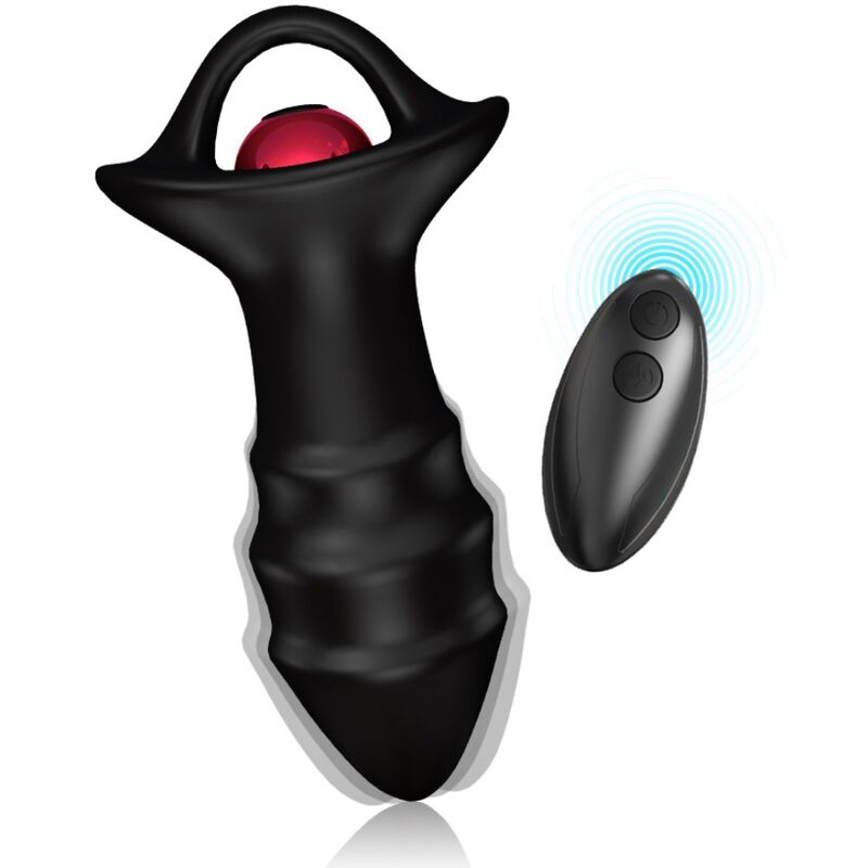 ARMONY - KYLIN FINGERVIBRATOR OG ANALPLUGG FJERNKONTROLL SVART
