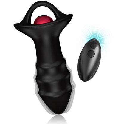ARMONY - KYLIN FINGERVIBRATOR OG ANALPLUGG FJERNKONTROLL SVART