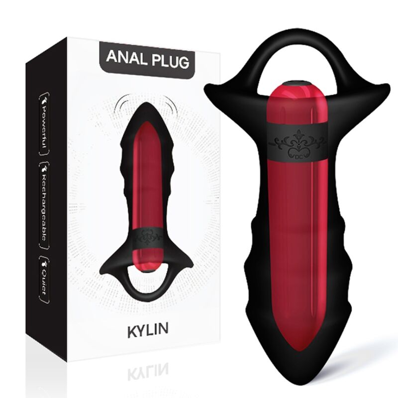 ARMONY - KYLIN FINGERVIBRATOR OG ANALPLUGG FJERNKONTROLL SVART