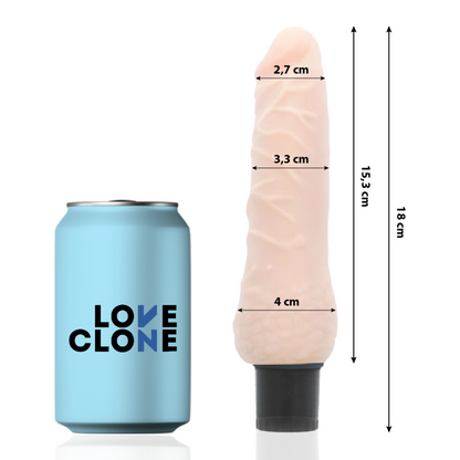 LOVECLONE - SVEN SELVSMØRENDE VIBRATOR 18,5 CM -O- 3,3 CM