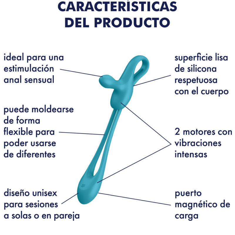 SATISFYER - PLUG &amp; PLAY 1 FLEKSIBEL MULTIVIBRATOR