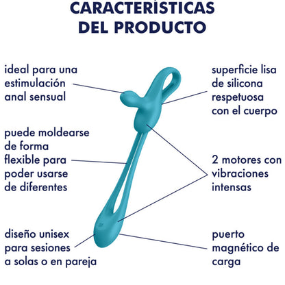 SATISFYER - PLUG &amp; PLAY 1 FLEKSIBEL MULTIVIBRATOR