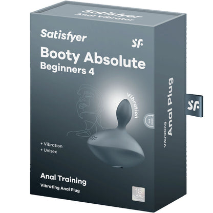 SATISFYER - ABSOLUTT NYBEGYNNERE ANALVIBRATOR MED 4 STØDDER