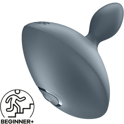 SATISFYER - ABSOLUTT NYBEGYNNERE ANALVIBRATOR MED 4 STØDDER