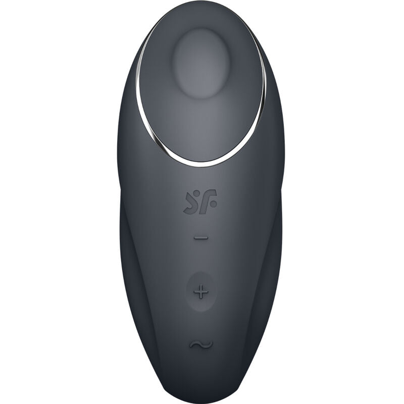 SATISFYER - TAP &amp; CLIMAX 1 LAY-ON VIBRATOR SVART