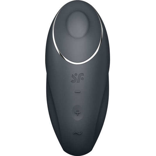 SATISFYER - TAP &amp; CLIMAX 1 LAY-ON VIBRATOR SVART