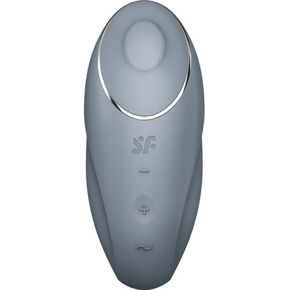 SATISFYER - TAP &amp; CLIMAX 1 LAY-ON VIBRATOR GRÅ