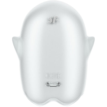 SATISFYER - GLOWING GHOST LUFTPULS &amp; VIBRATOR HVIT