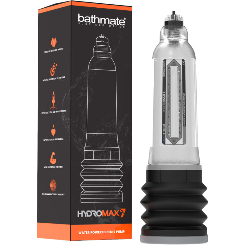 BATHMATE - HYDROMAX 7 TRANSPARENT PENISØKNINGSPUMPE