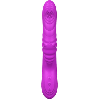 ARMONY - ANGELIA MULTIFUNKSJONSVIBRATOR MED STIMULERENDE TUNGE FIOLETT VARMEFFEKT