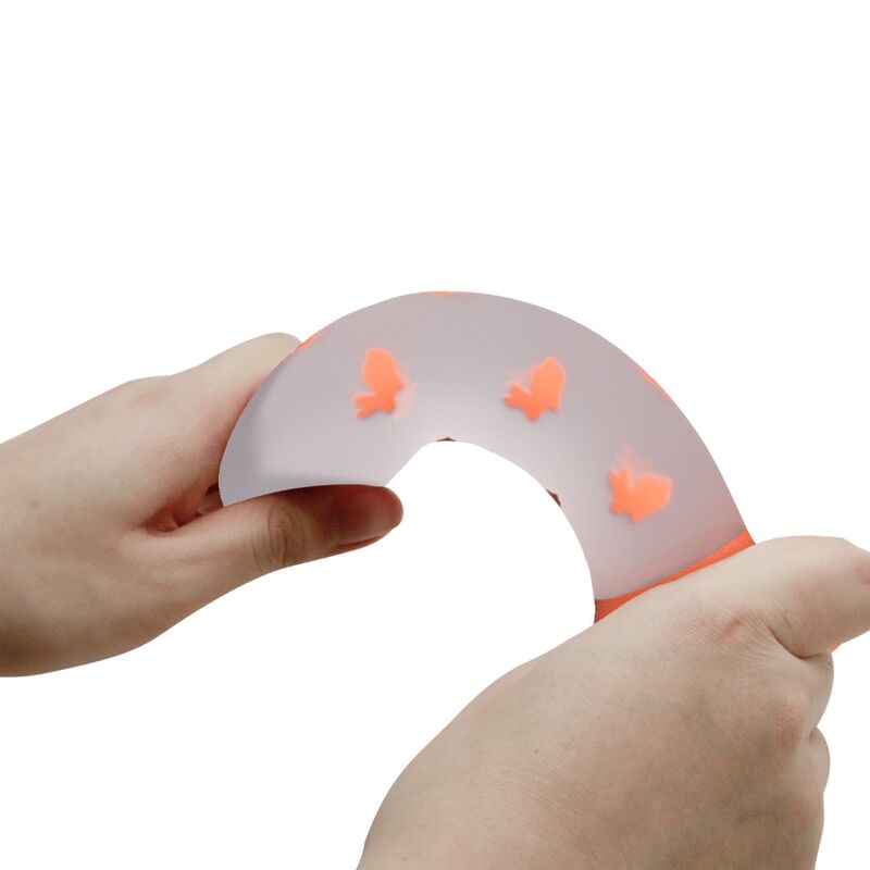 PRETTY LOVE - MAGISK NATTDILDO UTEN VIBRASJON LYSENDE ORANSJE