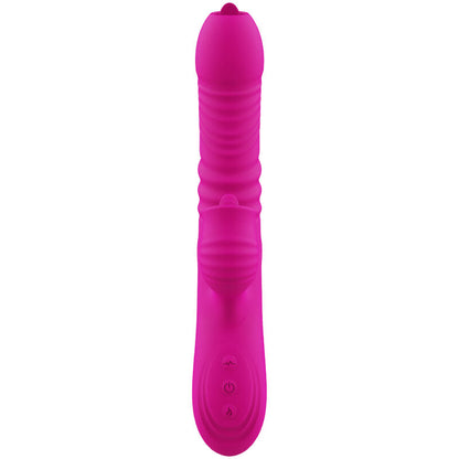 ARMONY - FANNY MULTIFUNCTION DOUBLE TONGUE VIBRATOR FUCHSIA HEAT EFFECT