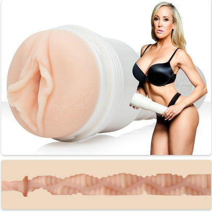 FLESHLIGHT - BRANDI LOVE VAGINA + UNIVERSAL LAUNCH + AQUA KVALITETSGLIDEMIDDEL 50 ML