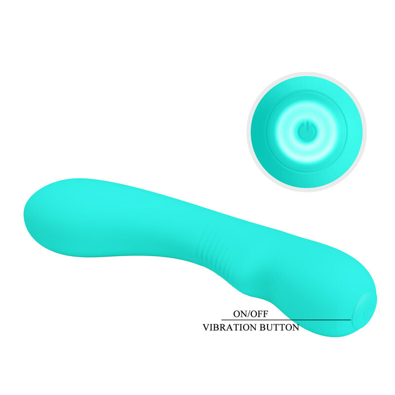 PRETTY LOVE - PRESCOTT OPPLADBAR VIBRATOR AQUA GRØNN