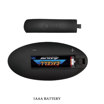 MR PLAY - KRAFTIG VIBRATOR FJERNKONTROLL ANALPLUGG SVART