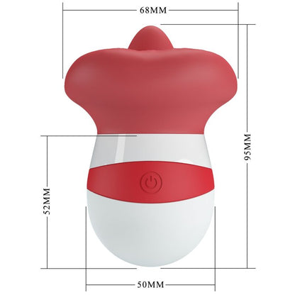 PRETTY LOVE - MINA TUNGESTIMULATOR LYS RØD