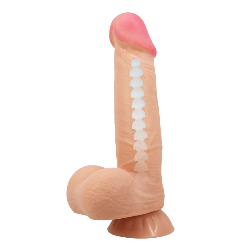 PRETTY LOVE - GLIDEHUD-SERIE REALISTISK DILDO MED GLIDEHUD-SUGEKOPP 21,8 CM