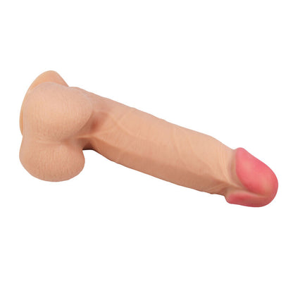 PRETTY LOVE - GLIDEHUD-SERIE REALISTISK DILDO MED GLIDEHUD-SUGEKOPP 21,8 CM