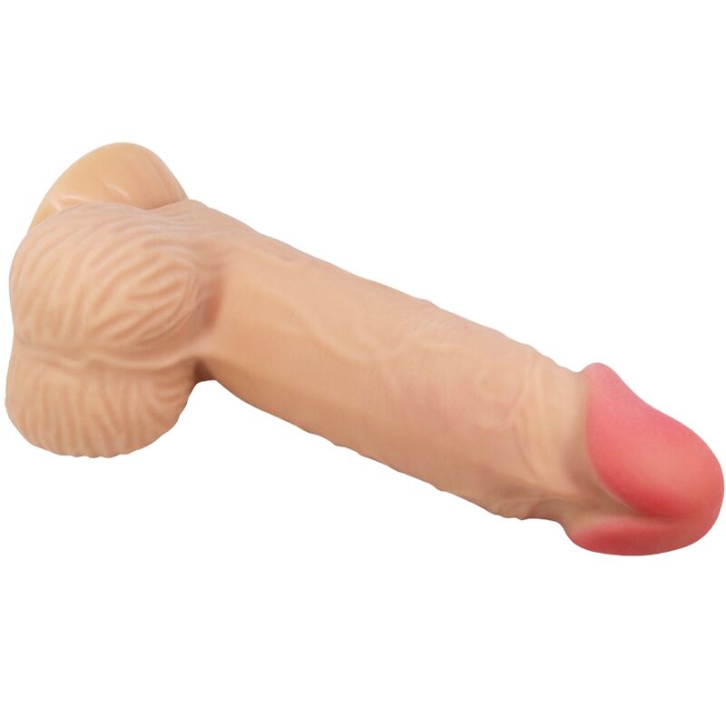 PRETTY LOVE - GLIDENDE HUD-SERIE REALISTISK DILDO MED GLIDENDE HUD-SUGEKOPP 20,6 CM