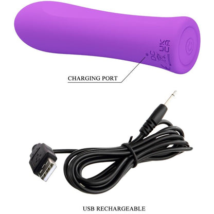 PRETTY LOVE - ALFREDA SUPERPOWER VIBRATOR AQUA LILLA