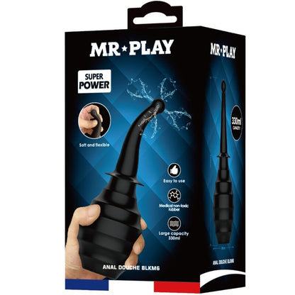 MR PLAY - ANAL DUSJ BLKM6 SUPER POWER SVART