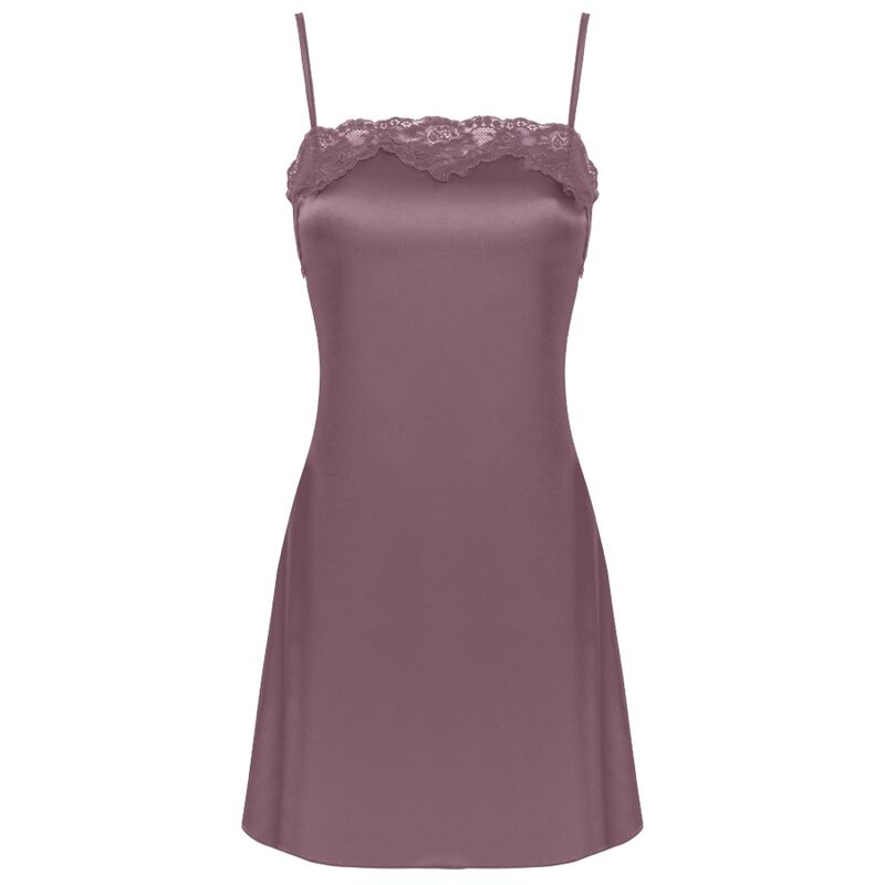LIVCO CORSETTI FASHION - JACQUELINE LC 90249 MORGENKÅPE + SKJORTE + TRUSE FIOLET S/M
