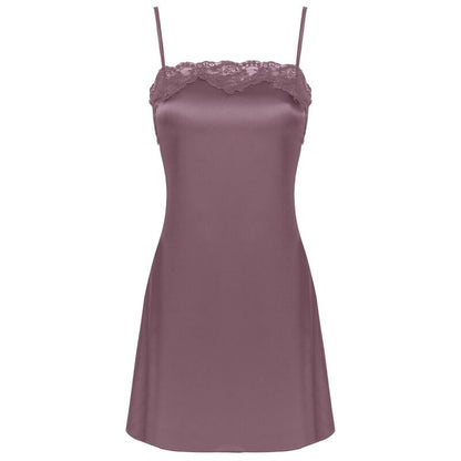 LIVCO CORSETTI FASHION - JACQUELINE LC 90249 MORGENKÅPE + SKJORTE + TRUSE FIOLET S/M