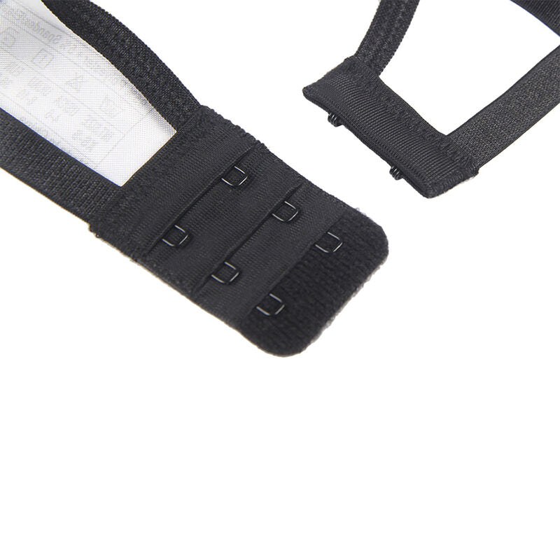 SUBBLIME - SETT MED 3 DELER BH + THRING + BLONDE-RØRETTLØPSBÅND SVART L/XL