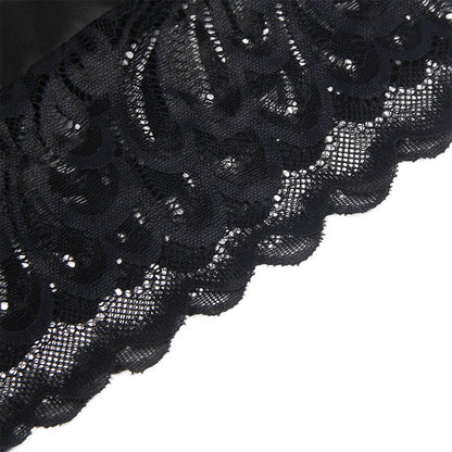 SUBBLIME - BABYDUKK MED BLOMSTERPRINT BRYST SVART S/M