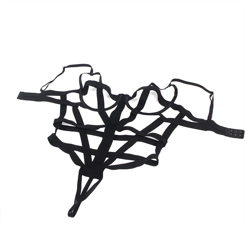 SUBBLIME - SEXY BODY MED UTSkjæringer SVART L/XL