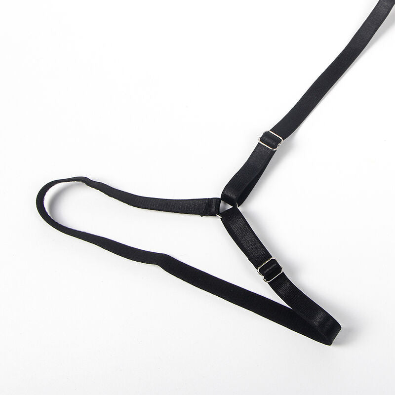 SUBBLIME - POLITIKOSTYME MED BLONDERKROPP SVART L/XL