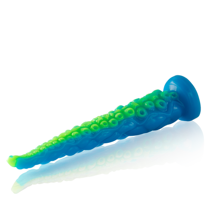 EPIC - SCYLLA FLUORESCENTERENDE TYNN TENTAKEL DILDO STOR STØRRELSE