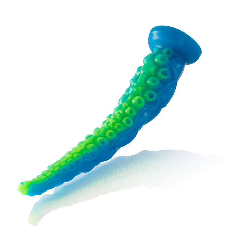 EPIC - SCYLLA FLUORESCENTERENDE TYNN TENTAKEL DILDO LITEN STØRRELSE