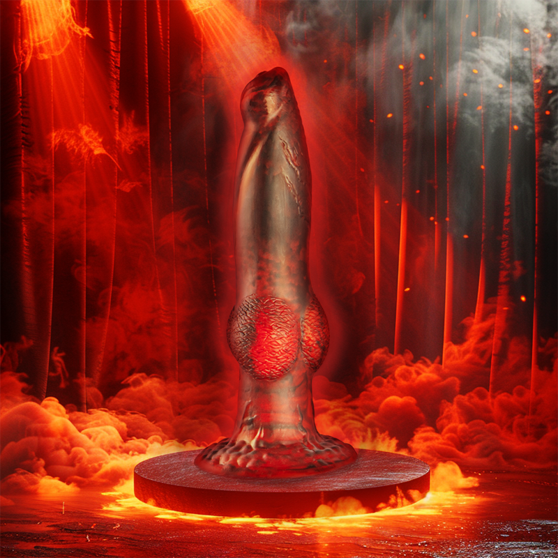 EPIC - PROMETHEUS DILDO TITAN IN FLAMES OPPLADBAR FJERNKONTROLL