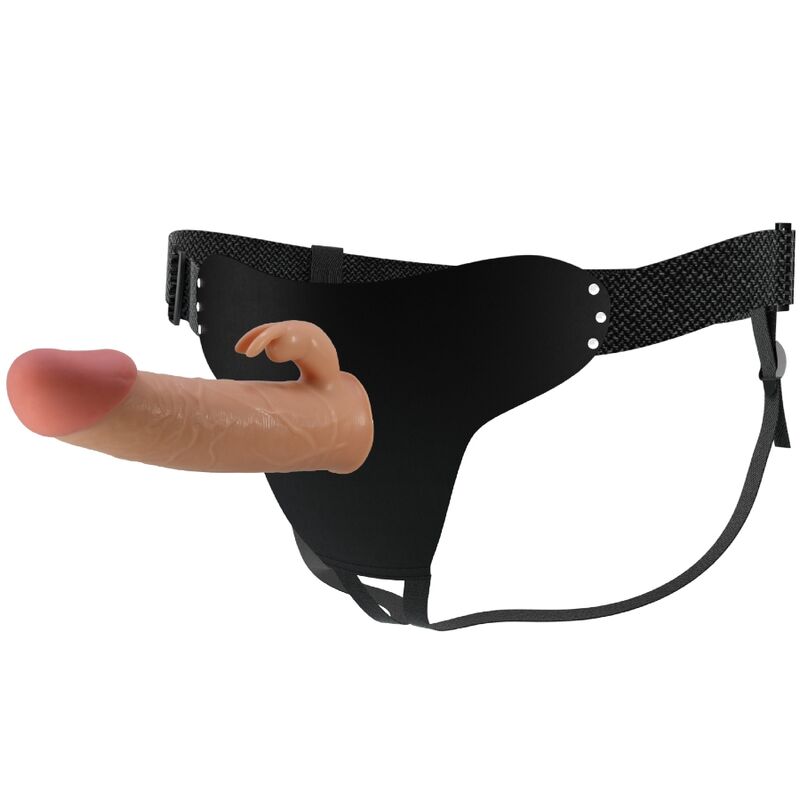 PRETTY LOVE - MAVIS HARNESS UNIVERSAL TRUSSER MED DILDO 19 CM NATURLIG