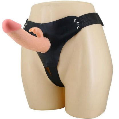 PRETTY LOVE - MAVIS HARNESS UNIVERSAL TRUSSER MED DILDO 19 CM NATURLIG