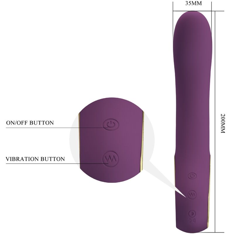 PRETTY LOVE - ETHAN OPPLADBAR VIBRATOR LILA
