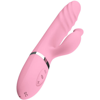 ARMONY - VIBRATOR OG STØV MED ROSA VARMEFFEKT-TUNGE