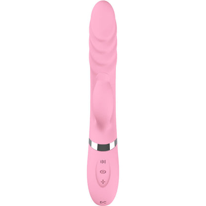 ARMONY - VIBRATOR OG STØV MED ROSA VARMEFFEKT-TUNGE