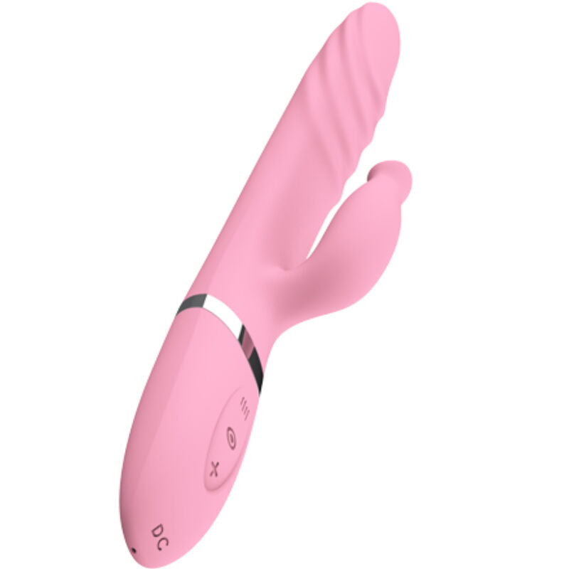 ARMONY - VIBRATOR OG STØV MED ROSA VARMEFFEKT-TUNGE