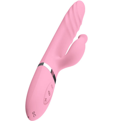 ARMONY - VIBRATOR OG STØV MED ROSA VARMEFFEKT-TUNGE