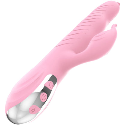 ARMONY - MARCIA VIBRATOR &amp; SKYTTENDE DOBBEL TUNGE VARMEFFEKT ROSA